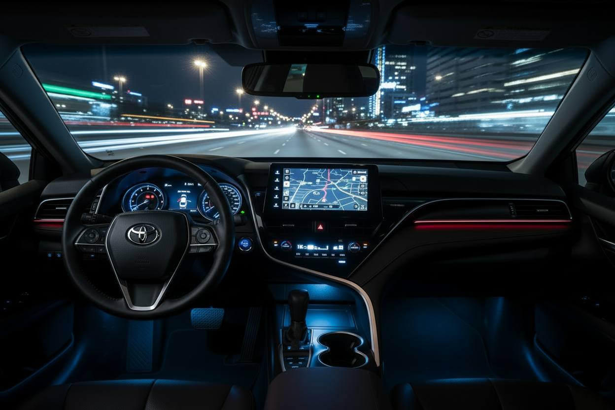 Camry XSE Dash Close-Up No Seats